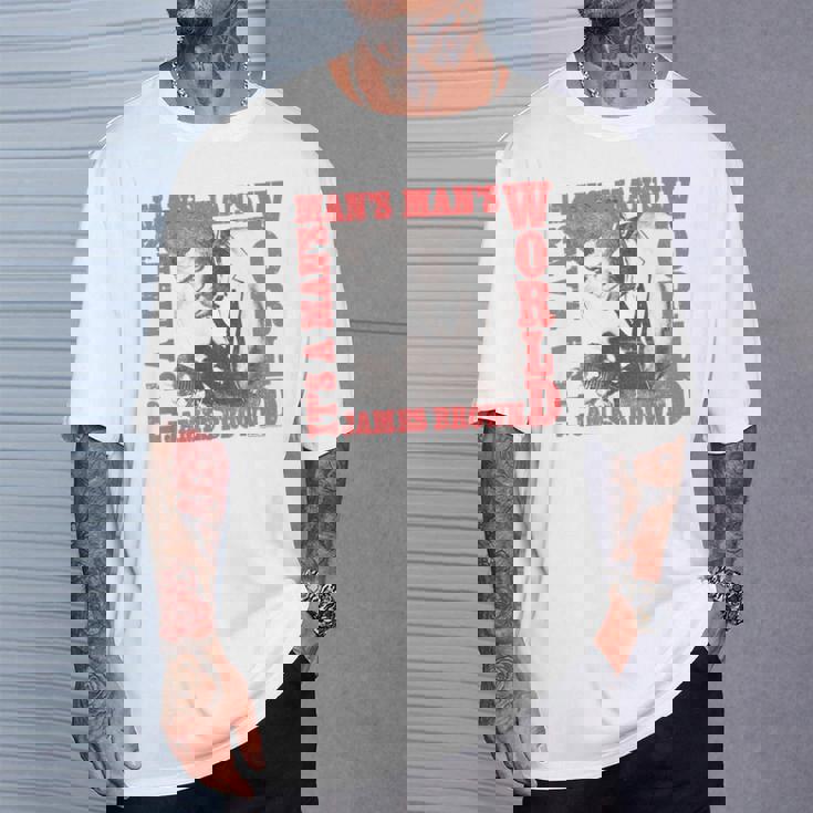 ジェームス・ブラウンイッツ・ア・マンズ・ワールド Tシャツ 彼への贈り物