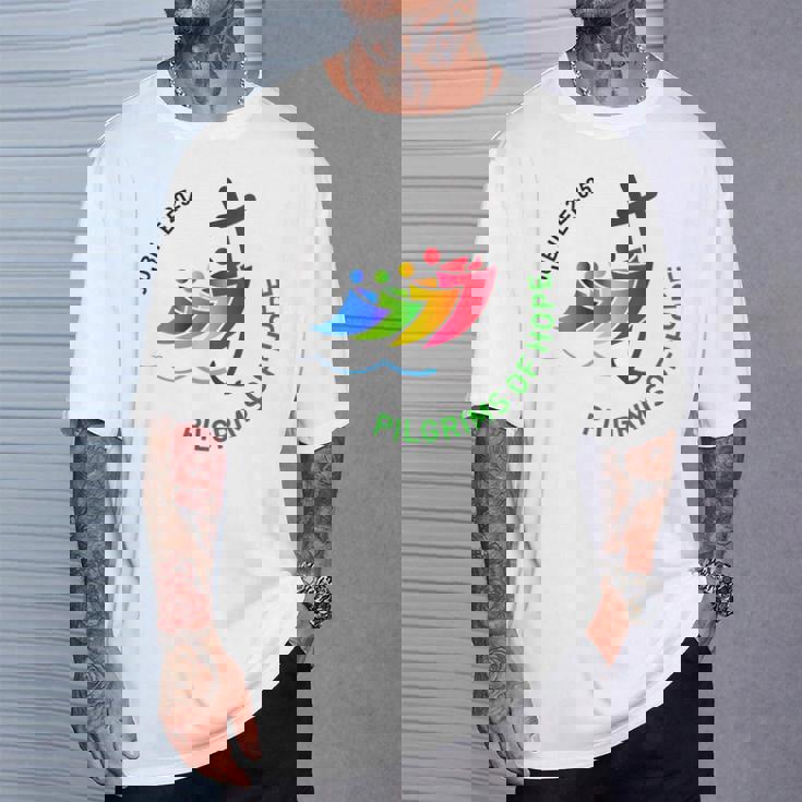 ジュビリー2025 信仰の旅への希望の巡礼者 Tシャツ 彼への贈り物