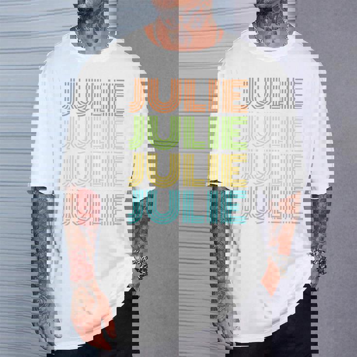 ジュリーという名前の人に代わってジュリー 長袖tシャツ Tシャツ 彼への贈り物