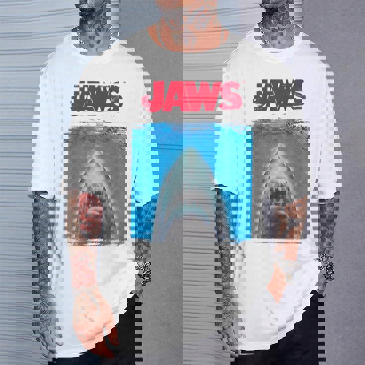 ジョーズ シルエット グラフィック Tシャツ 彼への贈り物