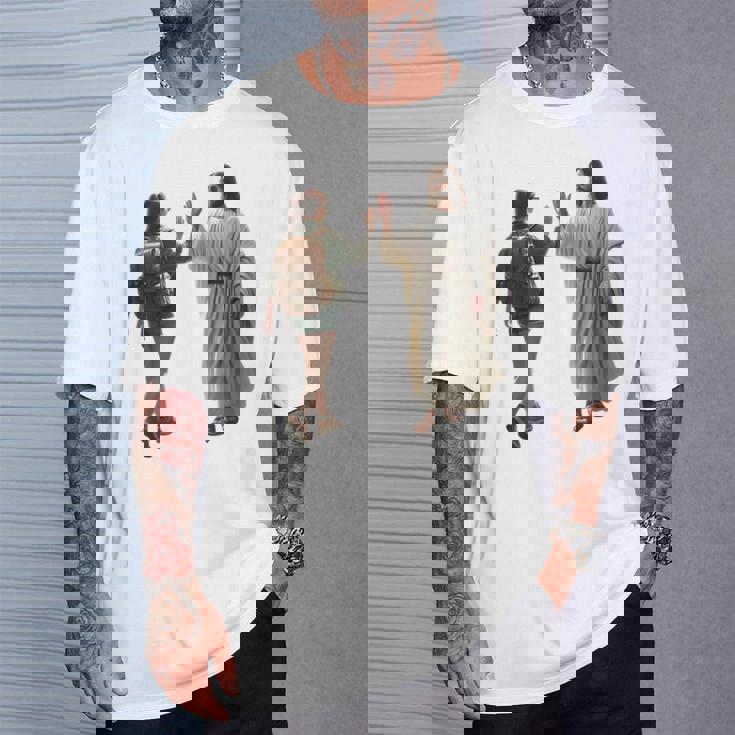 ジーザス Give Me The Five Tシャツ 彼への贈り物