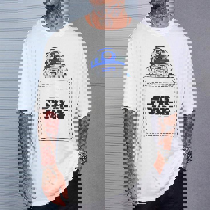スターウォーズ R2-D2 ロゴポケット Tシャツ 彼への贈り物