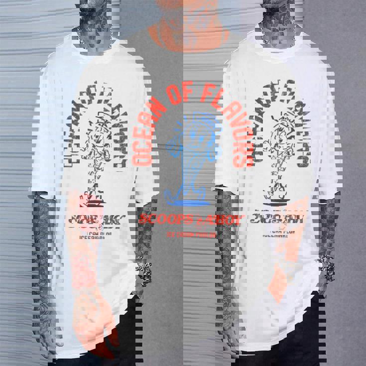 ストレンジャー・シングス スクープ アホイ スターコート アイスクリーム味 レトロ Tシャツ 彼への贈り物