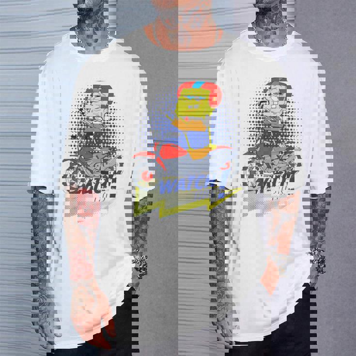 スポンジボブ スクエアパンツ スポンジボブ Watch This Tシャツ 彼への贈り物