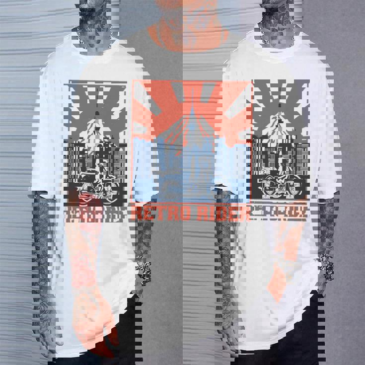 スーパーカブc100 原付バイク レトロライダー 東京日本 長袖tシャツ Tシャツ 彼への贈り物