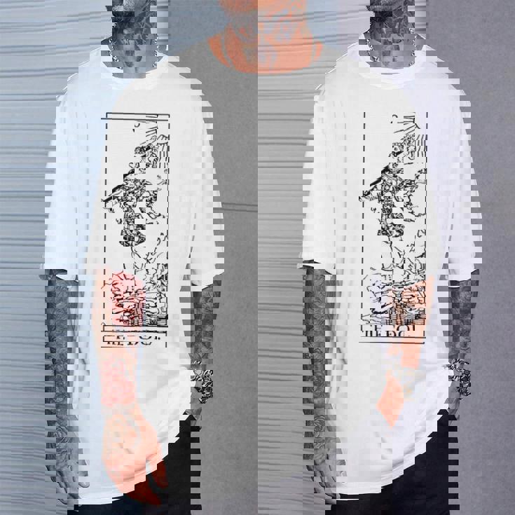 タロット・メジャー・アルカナ ザ・フール 長袖tシャツ Tシャツ 彼への贈り物