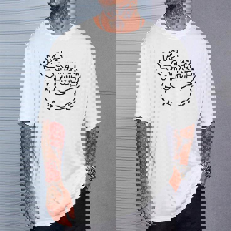 ダックスフンド ダッハ スナックホール Tシャツ 彼への贈り物