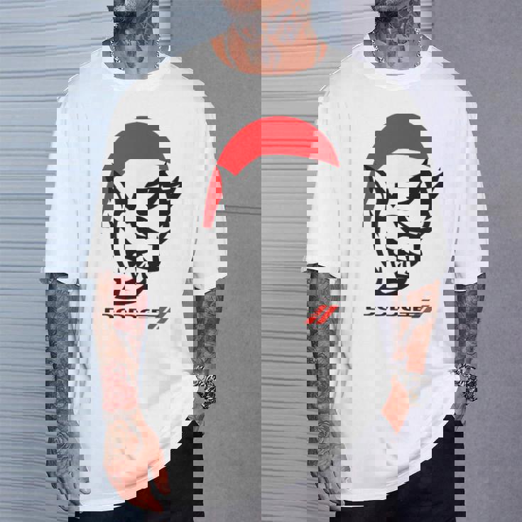 ダッジデーモンサンタハット赤 Tシャツ 彼への贈り物