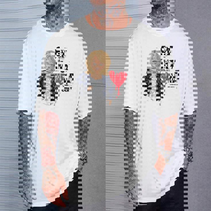 チャッキー・ティファニー・イート・ユア・ハート・アウト・バレンタイン Tシャツ 彼への贈り物