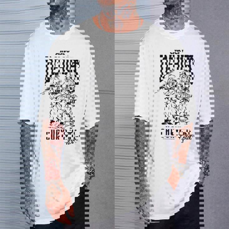 チャッキー＆ティフ・フォーエヴァー・ラブ・ハーツ Tシャツ 彼への贈り物