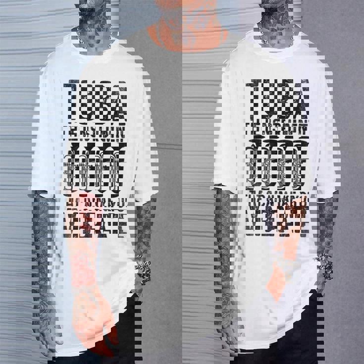 チューバ 振動させる楽器 ミュージシャン チューバ Tシャツ 彼への贈り物