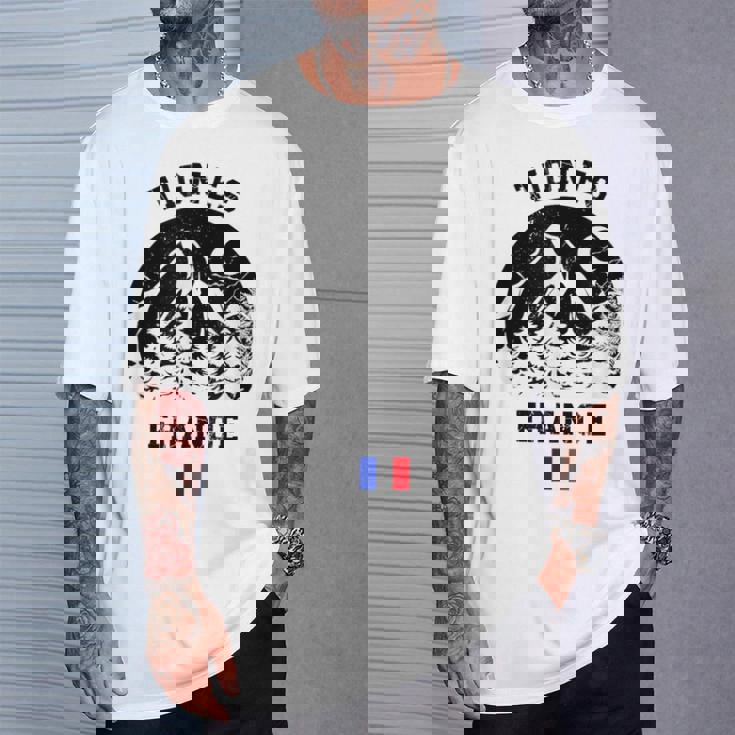 ティニュ フランス アルプス スキー場 アルペンスキー フランス国旗 Tシャツ 彼への贈り物