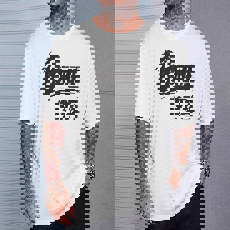 デヴィッド・ボウイ・ダイアモンド・ドッグス 1974 Tシャツ 彼への贈り物