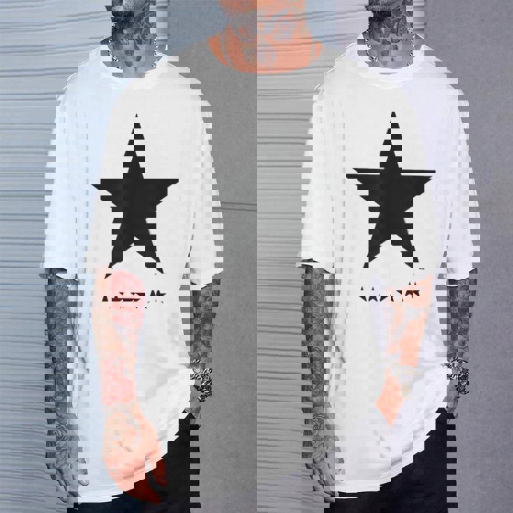 デヴィッド・ボウイ音楽ロックスターロゴ Tシャツ 彼への贈り物