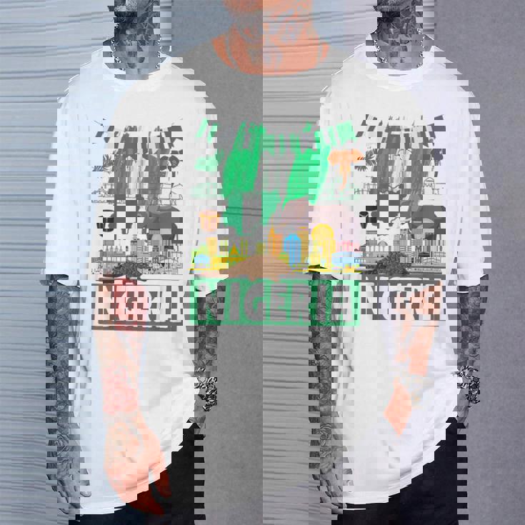 ナイジェリアの服のアイデア キッズ&ノベルティ ナイジェリア国旗 Tシャツ 彼への贈り物