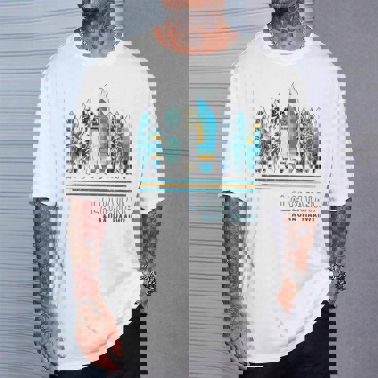 ハワイ ラハイナ マウイ サーフィン ハワイアン Tシャツ 彼への贈り物