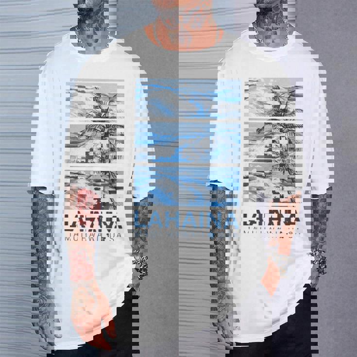 ハワイ ラハイナ マウイ ハワイアン Tシャツ 彼への贈り物