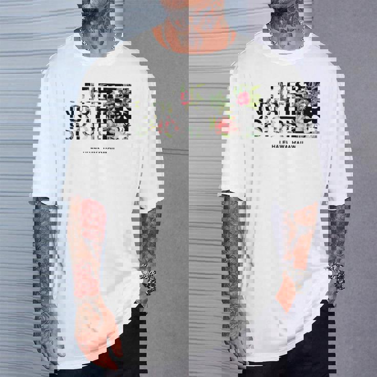 ハワイ ヴィンテージスタイル ノースショア ハレイワ ヤシの木 Tシャツ 彼への贈り物