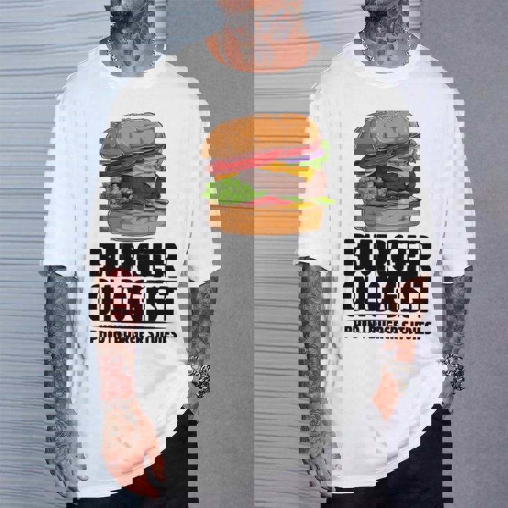 ハンバーガー研究 ハンバーガー 長袖tシャツ Tシャツ 彼への贈り物