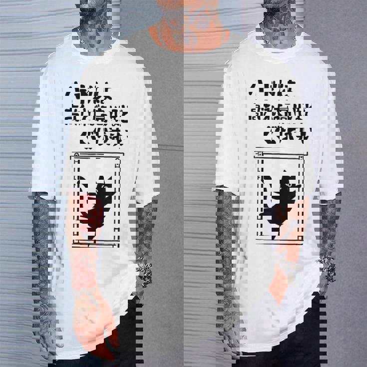 ハードルは高ければ高いほどくぐりやすい ネタ ことわざ 慣用句 ジョーク ギャグ ダジャレ ツッコミ 猫 おもしろ Tシャツ 彼への贈り物