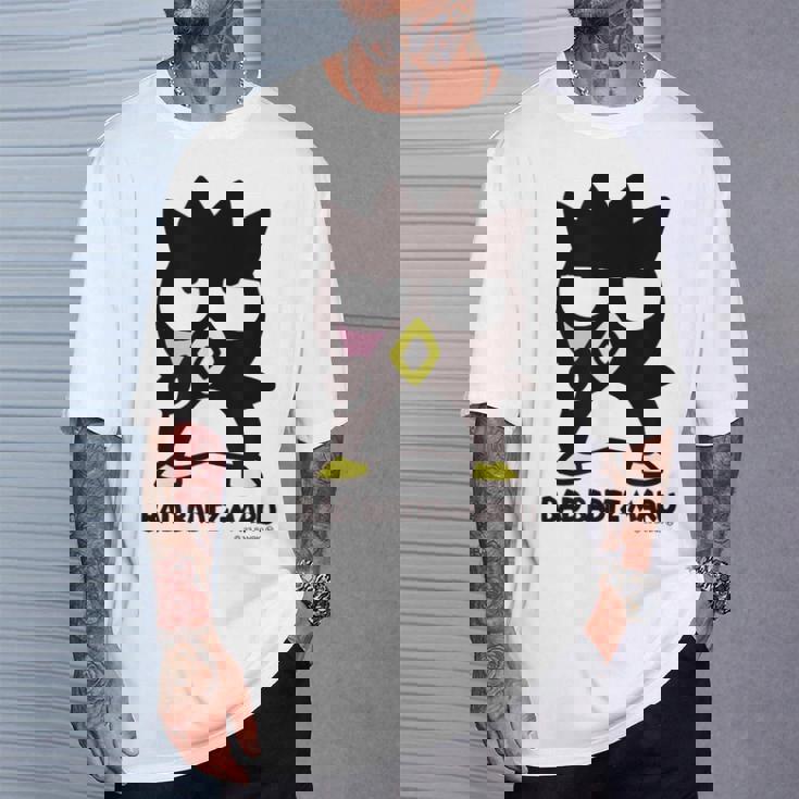 バッドばつ丸 あっかんべー ダークカラー Tシャツ 彼への贈り物