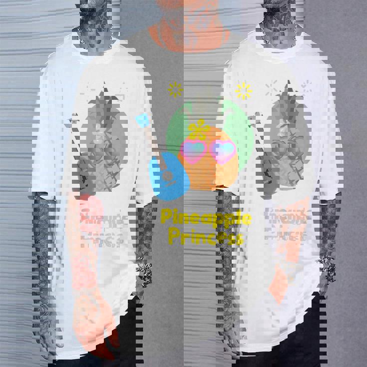 パイナップルプリンセス ウクレレギフト Tシャツ 彼への贈り物