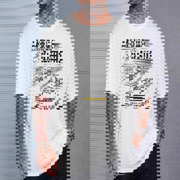 パイパーカブ 飛行機 アメリカンクラシック Tシャツ 彼への贈り物