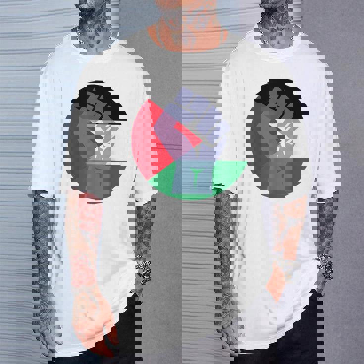 パレスチナ製フリーパレスチナスタンド Tシャツ 彼への贈り物