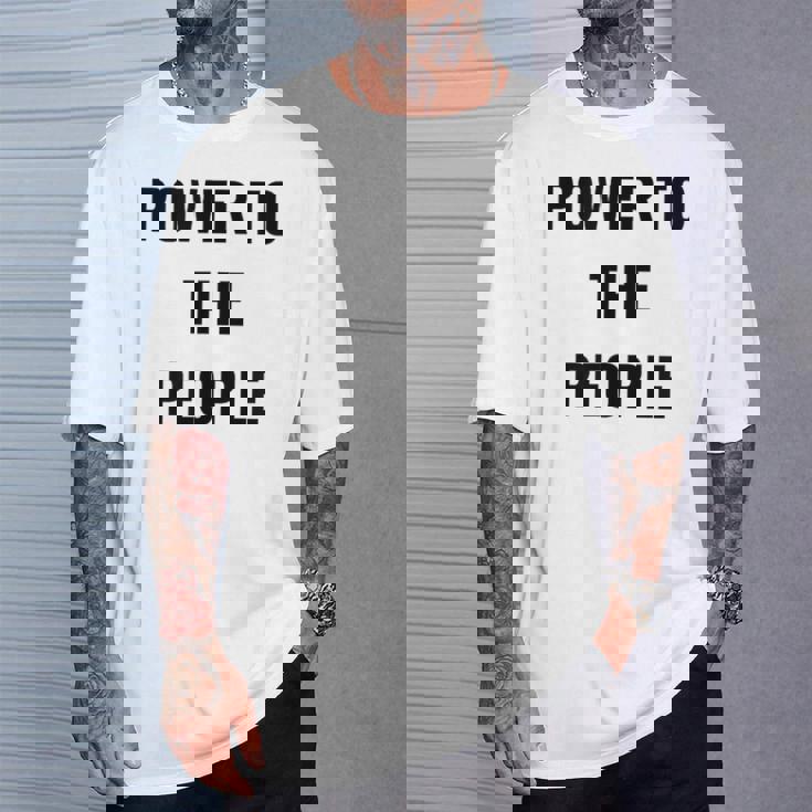 パワー・トゥ・ザ・ピープル Tシャツ 彼への贈り物