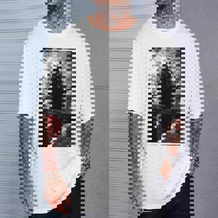 パンク ロック モード モッズ 半袖 かっこいい おしゃれ 大きいサイズ フォトプリント 春夏 ブランド 動物 烏 Tシャツ 彼への贈り物