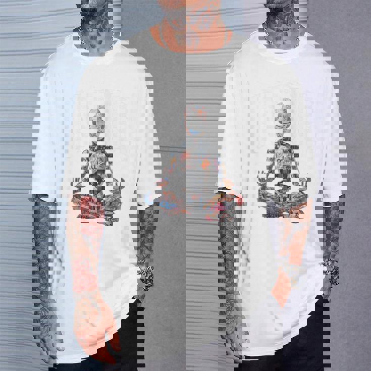 ヒップホップ ヴィンテージ エッジー アーバン Y2k Hip Hopバックプリント ストリートウェア ロボット Tシャツ 彼への贈り物