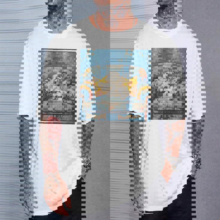 ビション・フリーゼ 音楽愛好家 絵画 犬 Tシャツ 彼への贈り物