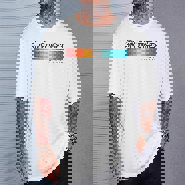 ビンテージサンフランシスコカリフォルニア1980年代レトロデザインtシャツ Tシャツ 彼への贈り物