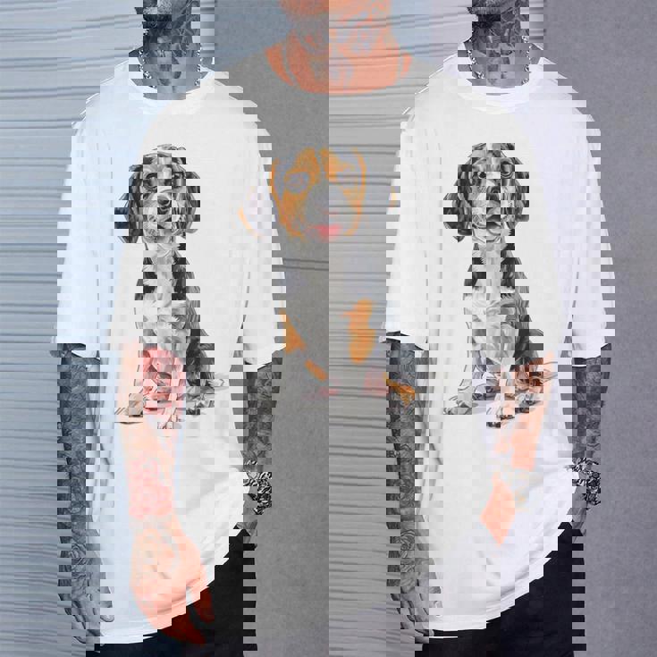 ビーグル 犬 モチーフ ペット イラスト ビーグル Tシャツ 彼への贈り物