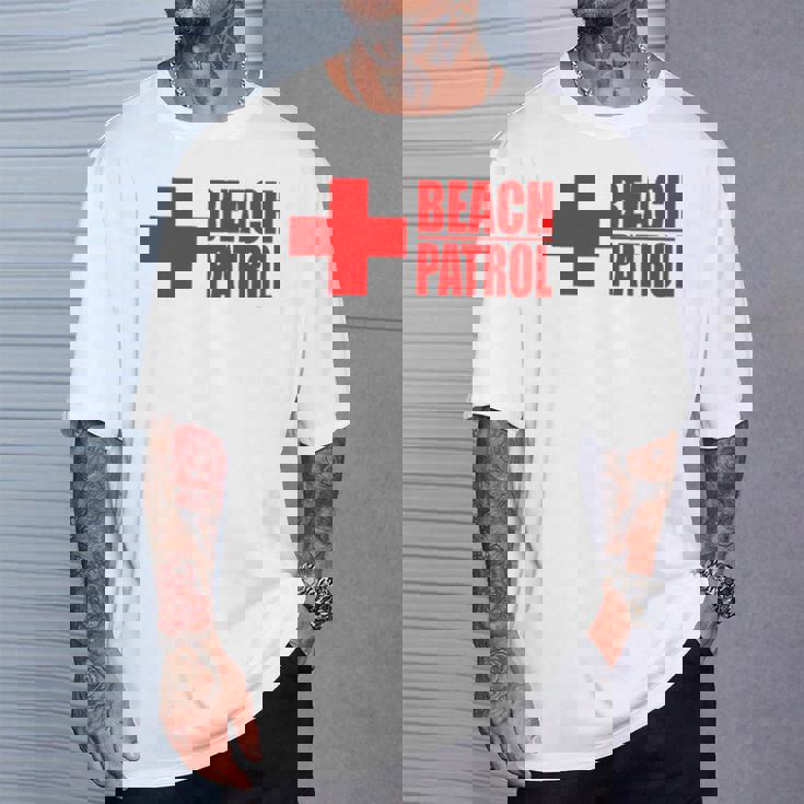 ビーチパトロール ライフガード サーフ レスキュー Tシャツ 彼への贈り物