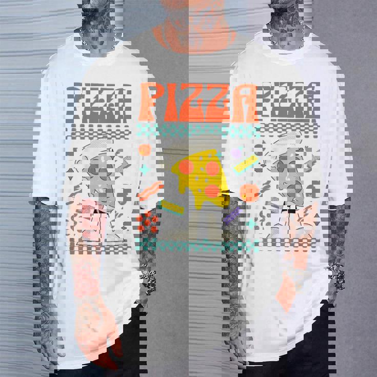 ピザ愛好家 ピザピース Tシャツ 彼への贈り物