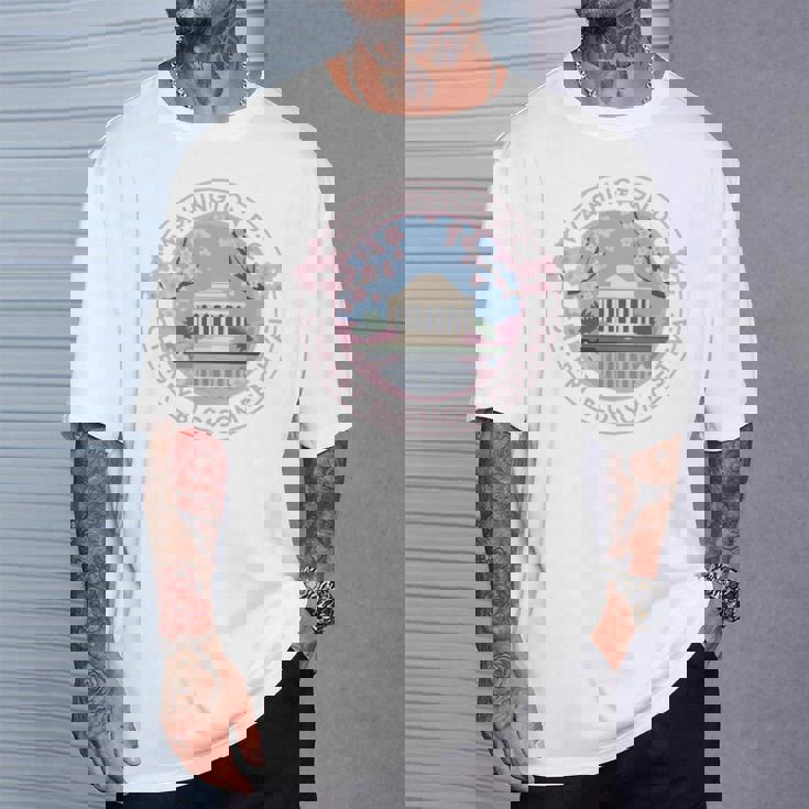 フェスティバル 桜 ワシントンdc 長袖tシャツ Tシャツ 彼への贈り物