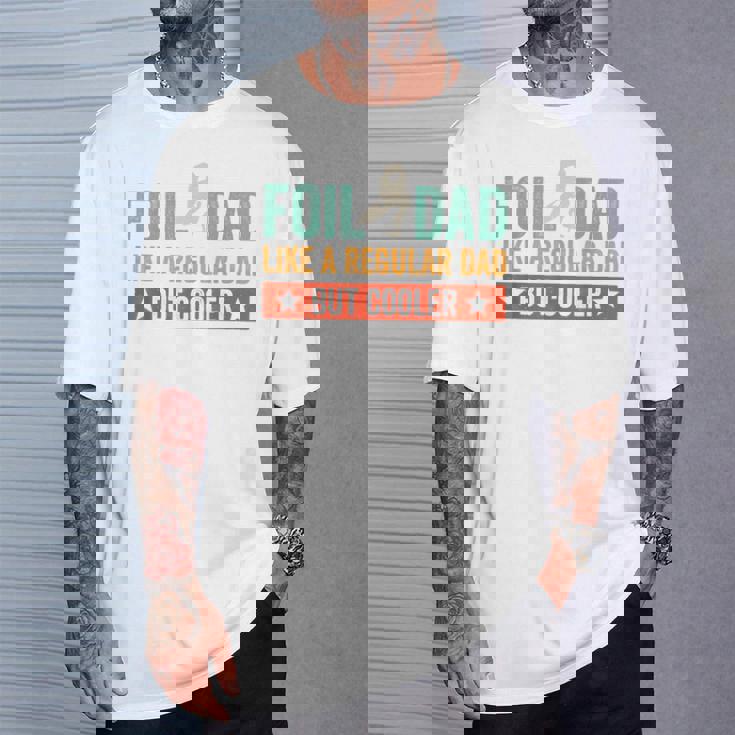 フォイル ダッドウィング ホイル ウィングサーフィン レトロ メンズ フォイルウィング Tシャツ 彼への贈り物