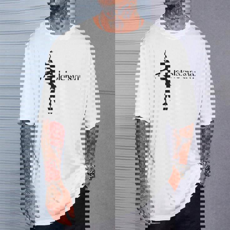 ブラックスワンレイクバレエバレリーナポワントダンスダンサーグラフィック Tシャツ 彼への贈り物