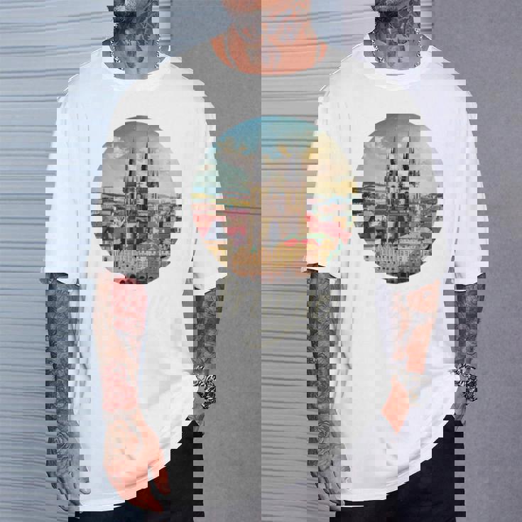 プラハ チェコ共和国 お土産 プラハ 長袖tシャツ Tシャツ 彼への贈り物