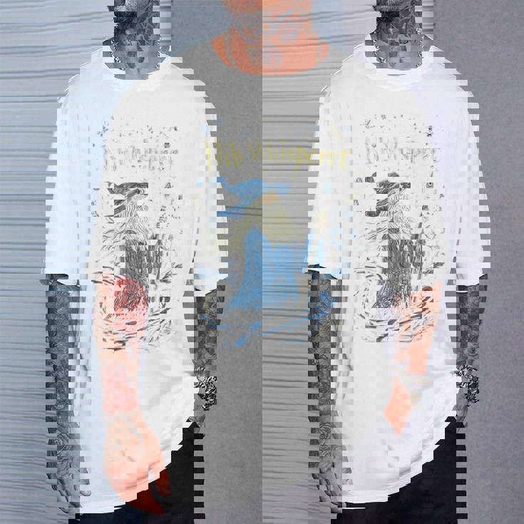 ペン先 ウィスパラー デザイン 面白い 魔法使い インク 描画 美学 長袖tシャツ Tシャツ 彼への贈り物