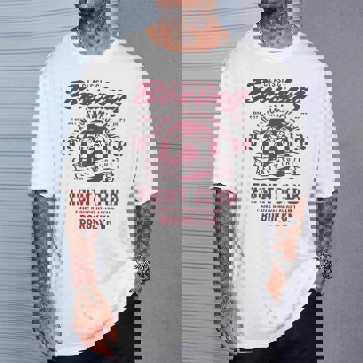 ボクシングクラシックヘビー級ファイトクラブ名門アカデミーボクシング Tシャツ 彼への贈り物