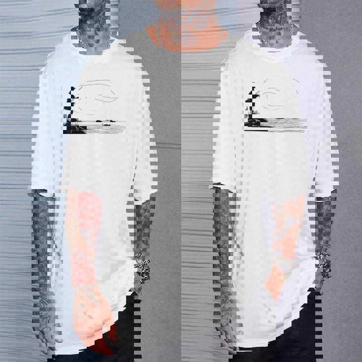 マス フライフィッシング サーモン Tシャツ 彼への贈り物