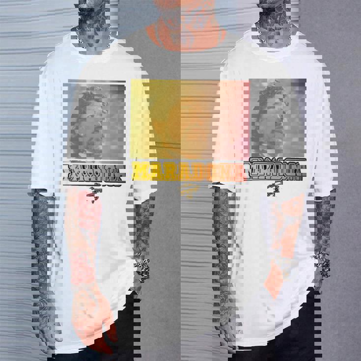 マラドーナ Dt 長袖tシャツ Tシャツ 彼への贈り物