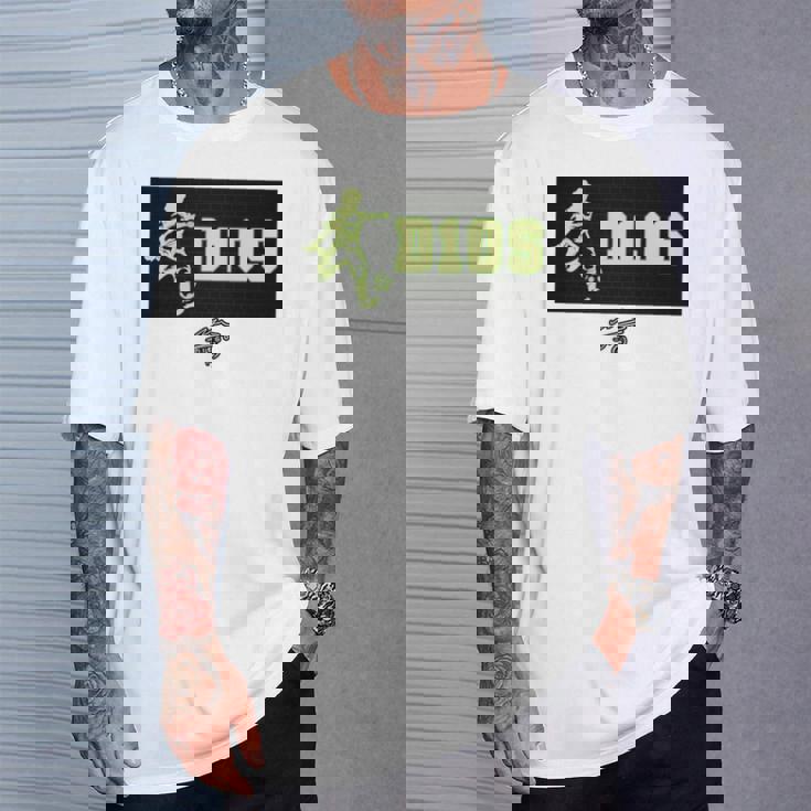 マラドーナネオン 長袖tシャツ Tシャツ 彼への贈り物