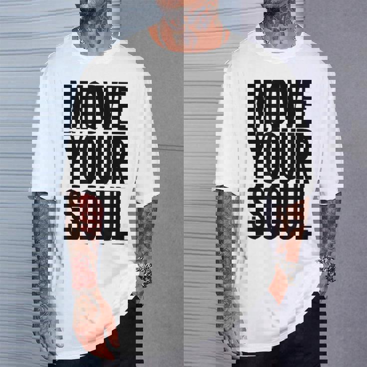 ムーブユアソウル モチベーション インスピレーション Tシャツ 彼への贈り物