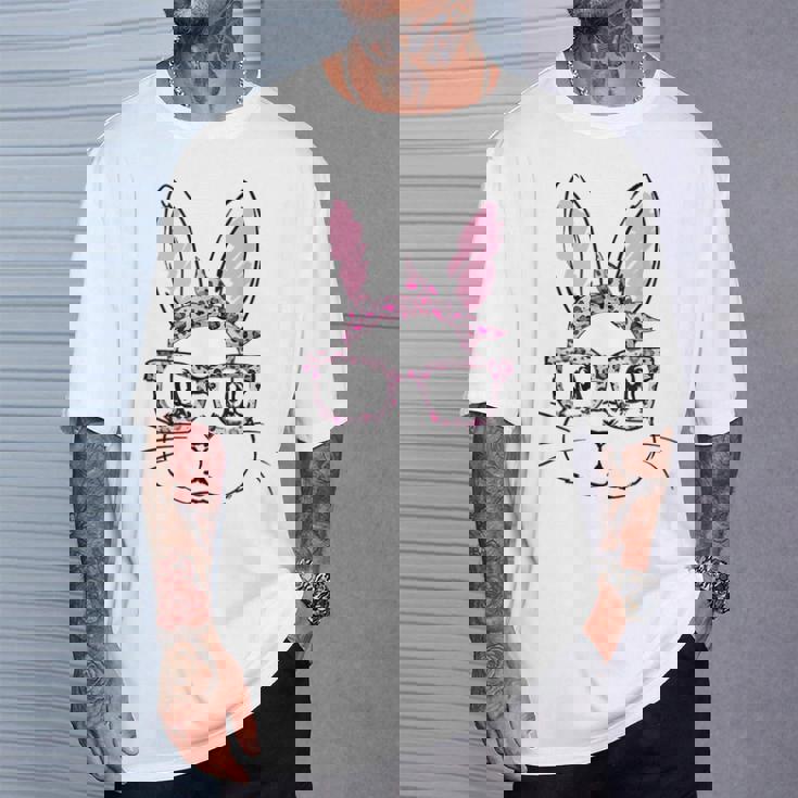 メガネをかけたウサギ ウサギ好き うさぎ好き うさぎの飼い主 おもしろ うさぎ 兎 Tシャツ 彼への贈り物