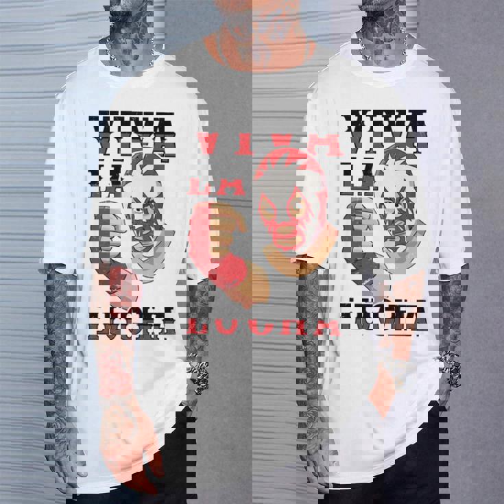 メキシコプロレス レスラー ルチャリブレ マスク メキシコ ファイター 長袖tシャツ Tシャツ 彼への贈り物