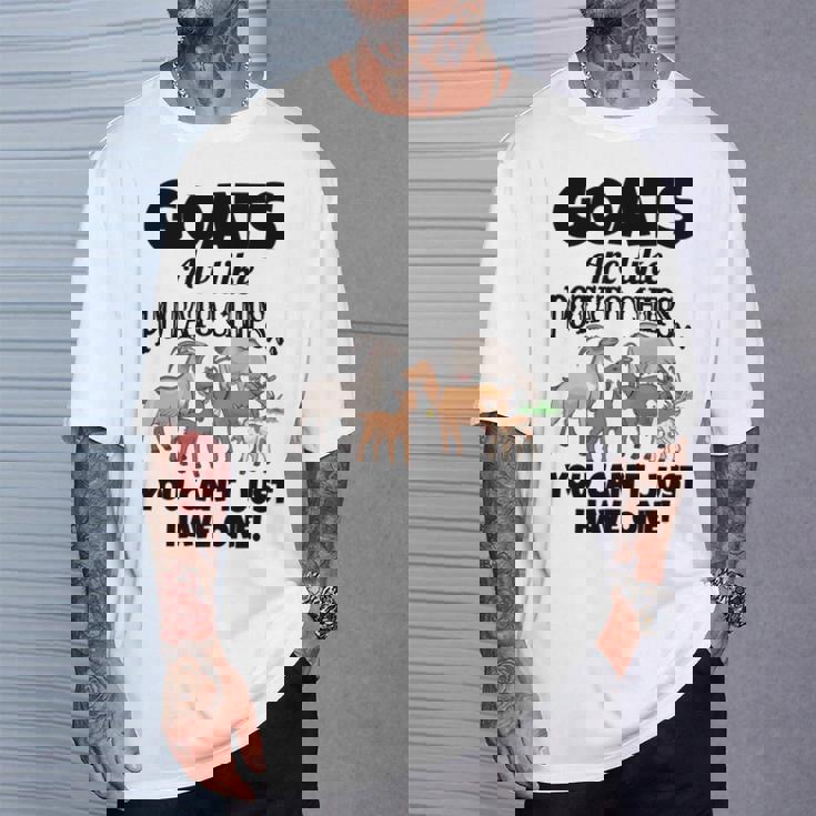 ヤギの恋人たちのためのヤギシャツ 農場アパレル ミームパンファニーヤギ 長袖tシャツ Tシャツ 彼への贈り物