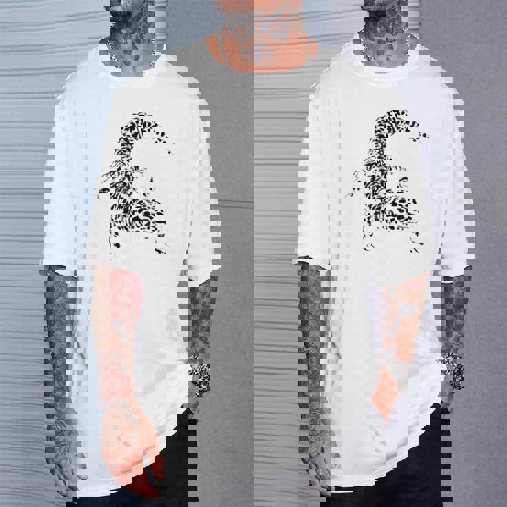 ヤモリ モチーフ 爬虫類 トカゲ テラリウム Tシャツ 彼への贈り物